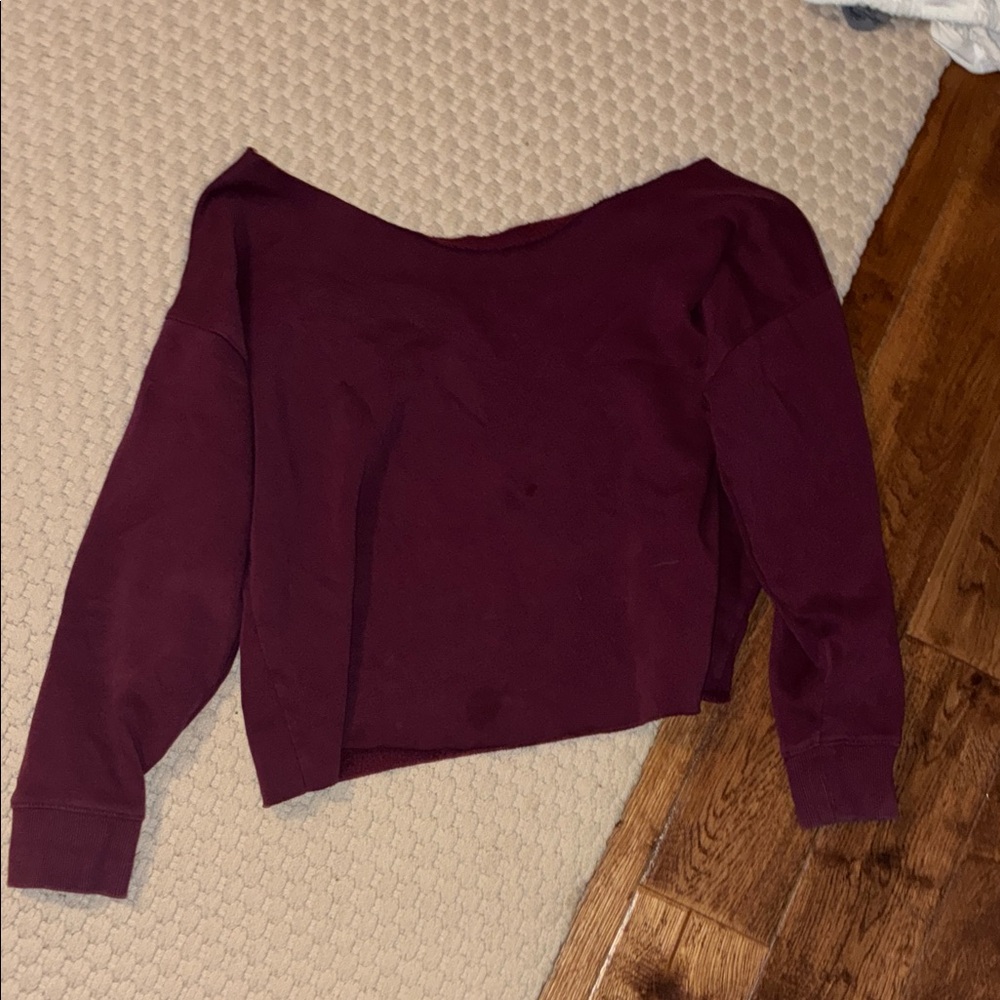 Women’s off the shoulder sweater